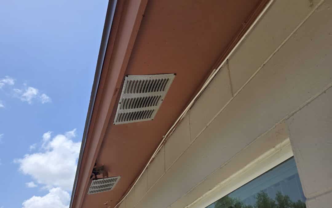 Soffit damage