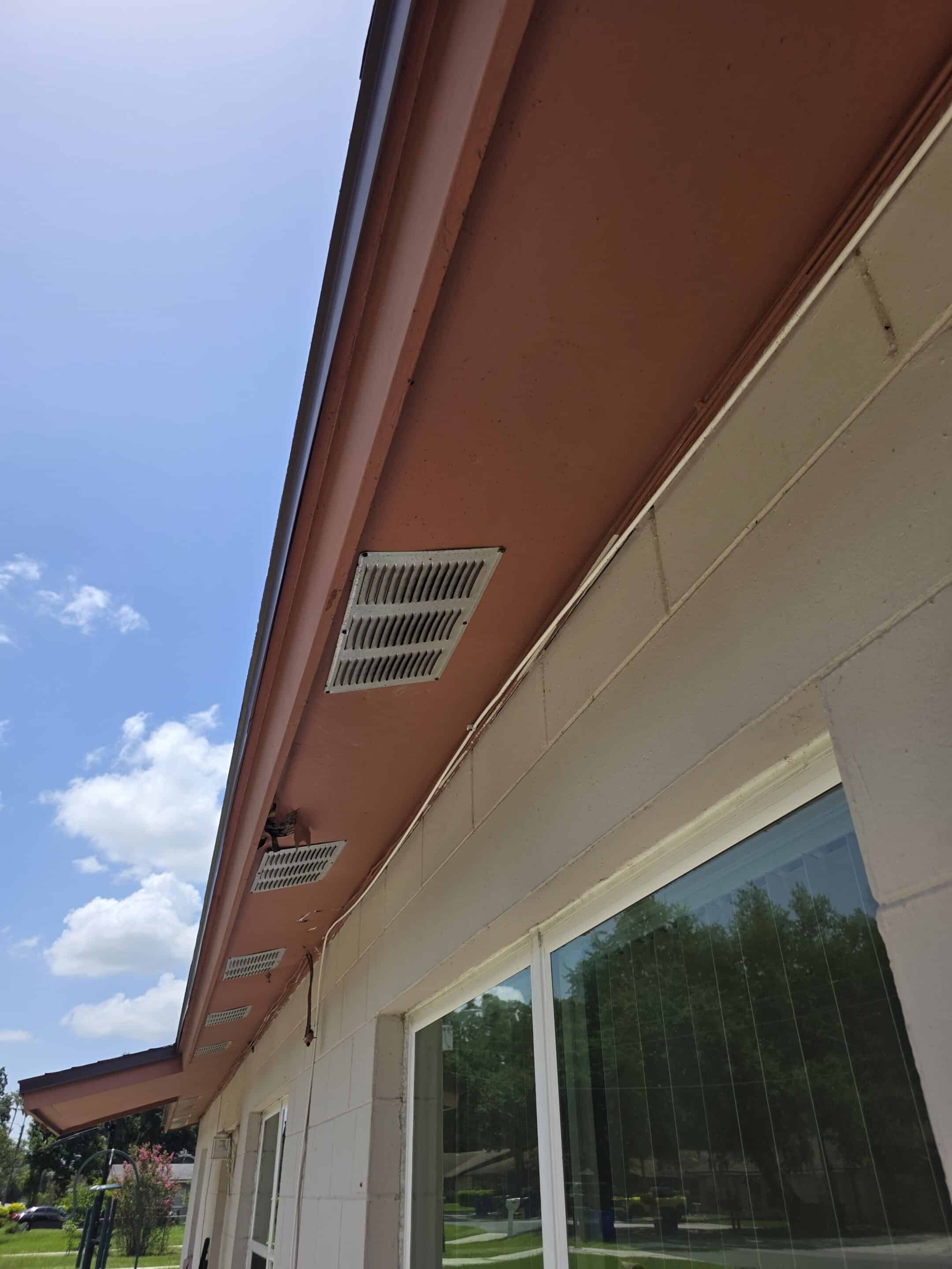 Soffit damage